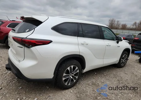 2021 Toyota Highlander Hybrid Xle z USA, uszkodzony, nr VIN 5TDHBRCH0MS048359